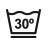 Symbol Vaskes ved 30 grader