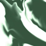 Colour box with green-white batik pattern