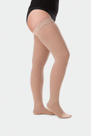 1. Produktbild Juzo Soft Juzo Soft mit Schmuckhaftrand in der Farbe Mandel