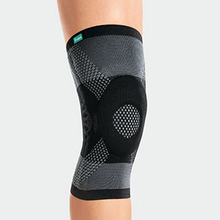 Genu Xtra, Anthrazit Knie mit Kniegelenkbandage Genu Xtra in der Farbe Anthrazit