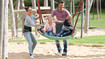 Family at the playground