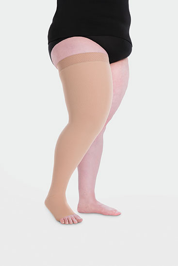 Immagine prodotto calza compressiva calza coscia Calza compressiva calza coscia con bordo in silicone