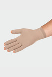 Hand med ScarPrime Seamless (kort) i färgen beige