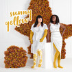 Bunte Kompression in der Juzo Trend Colour sunny yellow