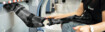 Produktion einer Bandage