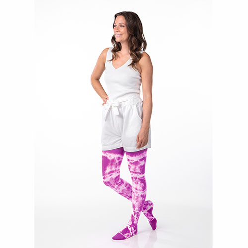 Trendfarbe powerful pink Batik weiß Trendfarbe powerful pink Batik weiß