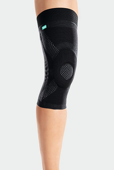 Joelho com JuzoFlex Genu Xtra-Wide na cor Preto