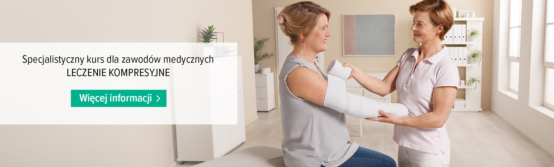 Specjalistyczny kurs dla zawodów medycznych LECZENIE KOMPRESYJNE