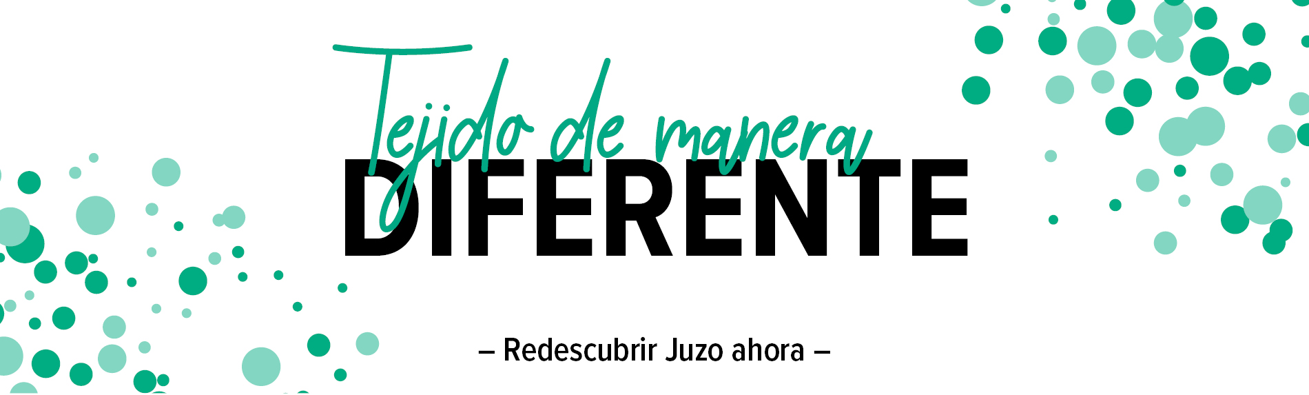 Tejido de manera diferente