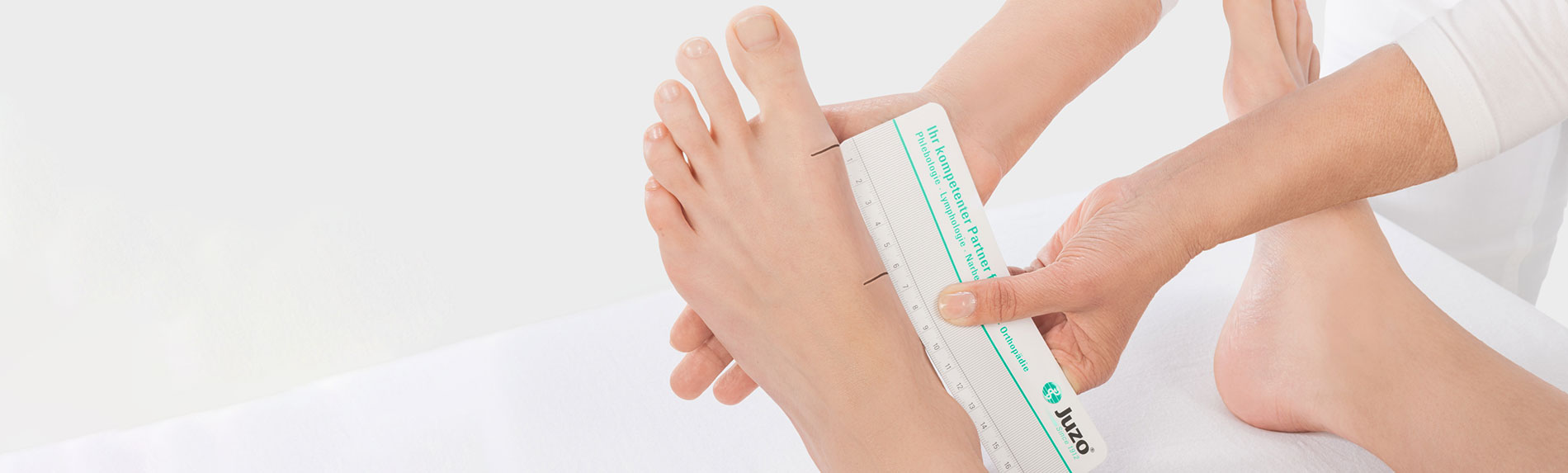 Anpassung der Schuhgrößen und Fußlängen in der Phlebologie
