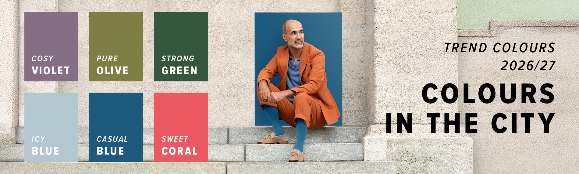 De nieuwe Trend Colours: Colours in the City 2026/27