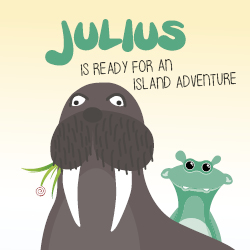 Volume 3 cover image Julius is ready for the island cover image