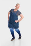 Media hasta el muslo Dip Dye Blue