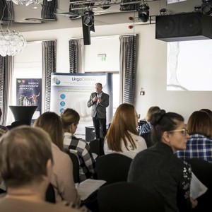 Lecture Slawomir with audience