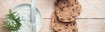 Cabbage Bread with Seeds and juniper, quark and a knife