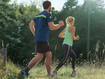 Mann und Frau beim Joggen